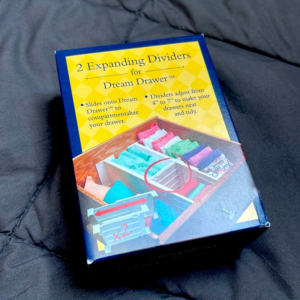 2 Expanding Dividers for Dream Drawers